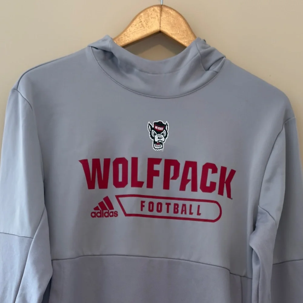 Adidas NC State Wolfpack football‎ hoodie/sweatshirt Sz Medium